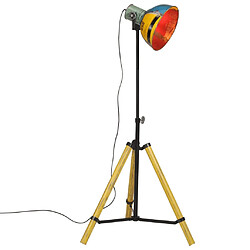 vidaXL Lampadaire 25 W multicolore 75x75x90-150 cm E27