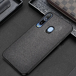 Wewoo Coque Souple Housse de protection en tissu antichoc PC + TPU pour Galaxy A70 noir