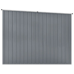 Acheter Helloshop26 Abri de jardin cabane cabanon maison de stockage remise extérieur hangar outils robuste 195 x 198 x 159 cm acier galvanisé gris 02_0022231