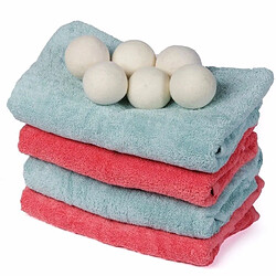 Wewoo 10 PCS Laundry Clean Ball Balles assouplissantes pour tissus d'assouplissant organiques naturelles réutilisables