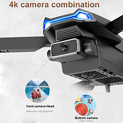 Universal S89 Pro Drone 4K HD Double Camera 1080p WiFi FPV Vision Localisation DRON Altitude Conservation RC Quadcopter avec V4 Drone | RC Helicopter(Le noir) pas cher