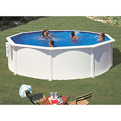 Piscine acier blanc Bora Bora ronde 3,70 x 1,22 m - Gré