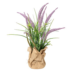 Plante décorative Romimex Tissu Plastique Lavande 15 x 42 x 15 cm