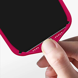 Avizar Coque pour iPhone 15 Plus Semi-rigide Soft-touch Fast Cover Fuchsia pas cher