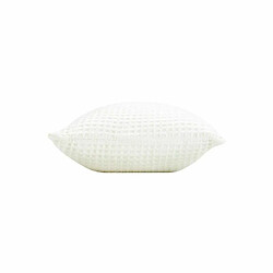 Paris Prix Coussin Déco Gaufrette 30x50cm Blanc