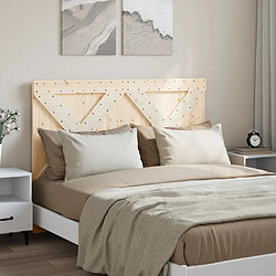 Maison Chic Tête de lit scandinave,Meuble de chambre 140x104 cm bois massif de pin -MN16611