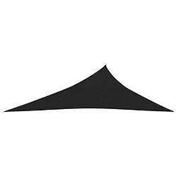 Helloshop26 Voile toile d'ombrage parasol 160 g/m² 3 x 4 x 5 m PEHD noir 02_0009205