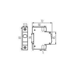 Kanlux Indicateur de tension pour rail TH35 KLI