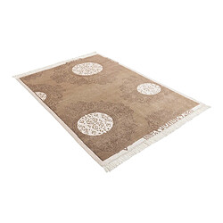 Vidal Tapis de laine 188x124 brun Darya