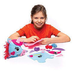 Baker Ross- Lot de 2 Kits de Couture de Coussin Licorne, AW623, Coloris Assortis