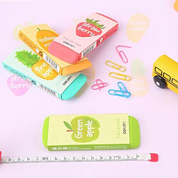 Avis Wewoo Gomme Fournitures de bureau de papeterie de l'école Color Fruit Eraser de grande taille, livraison aléatoire de couleur, taille: 10.8 * 4 * 1.2cm