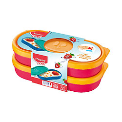 Maped PICNIK Boîte à goûter KIDS CONCEPT, set de 2, rose ()