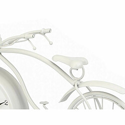 Gift Decor Horloge de table Bicyclette Blanc Métal 36 x 22 x 7 cm (4 Unités)