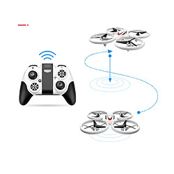 Acheter 1 Batterie Hauteur fixe Jouet électrique Drone résistant à l'accident sans appareil photo 2.4g Contrôle à distance Mini Aircraft lumineux coloré à quatre axes