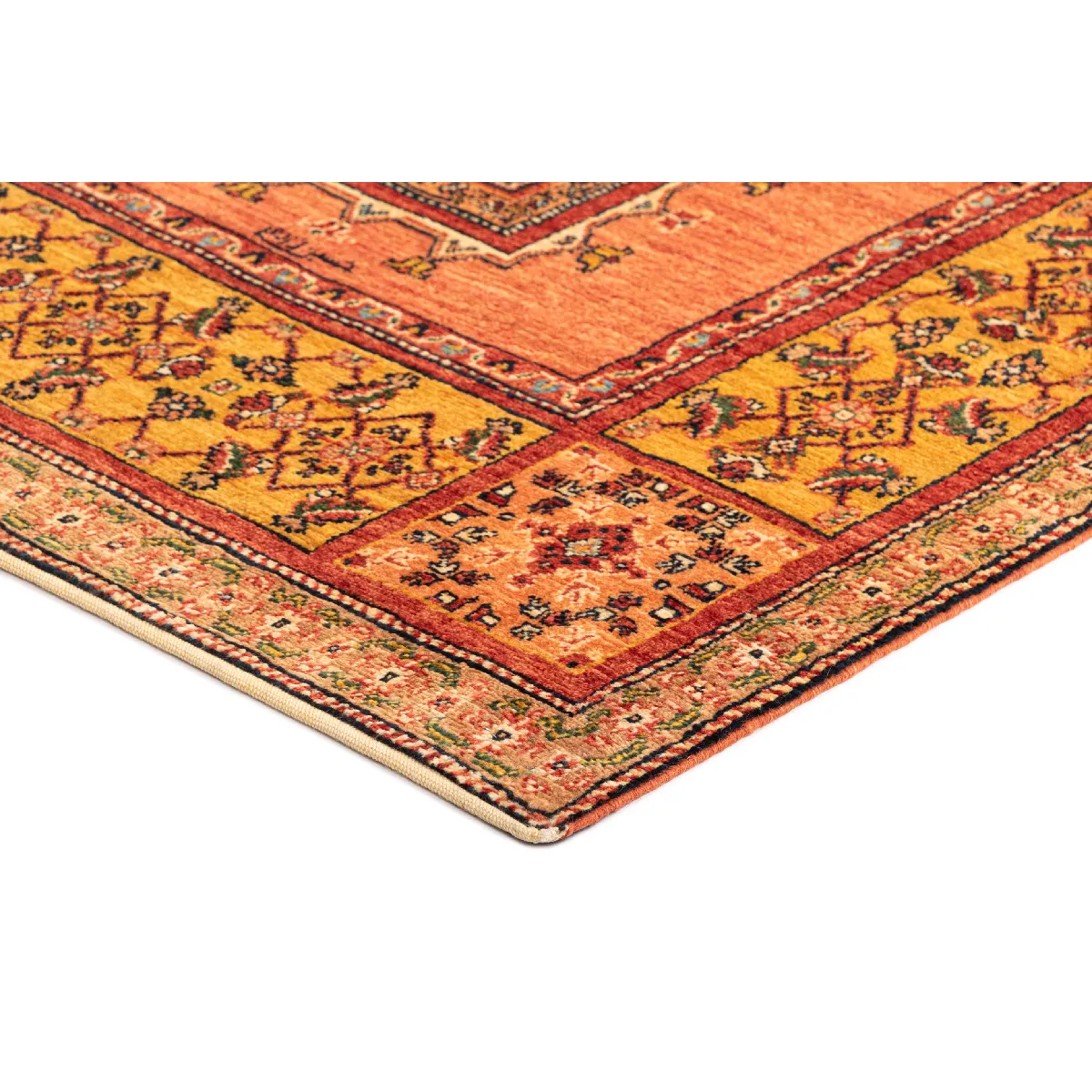 Avis Vidal Tapis de laine 164x111 rose Kashkuli