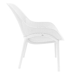 Avis Toilinux Lot de 2 Fauteuils pour table de jardin design Malibu - Blanc