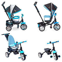 Toyz TIMMY Tricycle évolutif 3 en 1 avec canne directionnelle Bleu