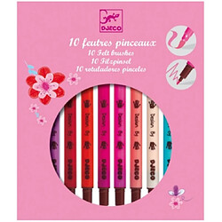 Djeco 10 feutres pinceaux sweet