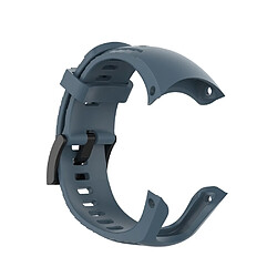 Acheter Bracelet en silicone souple bleu pour votre Suunto 5 22.5mm