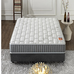 Sensoreve Matelas N°1 Galice 140x190cm RESSORTS ENSACHÉS & MÉMOIRE DE FORME - Épaisseur 25cm- Indépendance de couchage