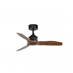 faro Plafonnier ventilateur Just Noir 64 Cm