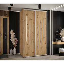 Abiks Meble Armoire DAVOS 8 À Portes Coulissantes 235,2/130/45 2 Portes