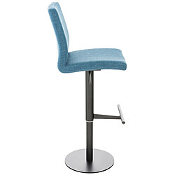 Avis Non Tabouret de bar Cadiz tissu noir