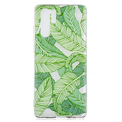 Wewoo Coque Fashion Etui de protection en TPU peint pour Huawei P30 Pro motif feuille de bananier