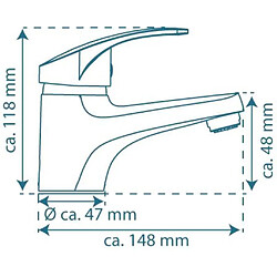 Acheter SCHÜTTE Mitigeur de lavabo à basse pression ORAZI chrome