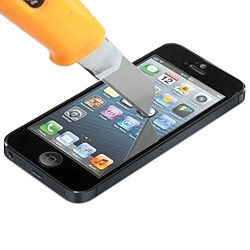 Avis Wewoo Verre trempé noir pour iPhone 5 et 5S 5C Film de protection en