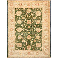 Vidal Tapis de laine 202x151 vert Kaizar