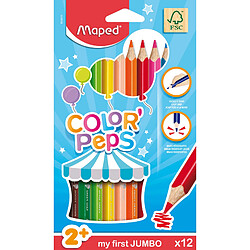 Maped mes premiers crayons de couleur triangulaire, étui de ()