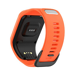 Acheter Bracelet de montre Accessoires montre connecté pour Tomtom4 - Orange carotte