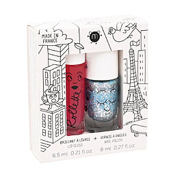 Nailmatic Coffret Maquillage Enfant - Magique - Vernis et Brillant à lèvres