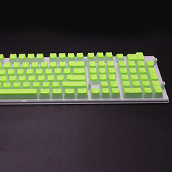 Acheter 108 Touches Double Shot Pudding Keycaps Bricolage Pour Clavier Mécanique Cherry MX Vert