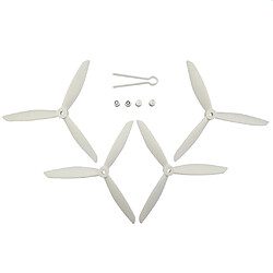 accessoires de pales propulseurs pour bugs mjx 3 pro b3 pro b3 pro hs700 quadcopter blanc