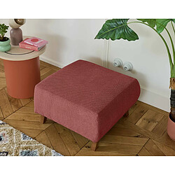 Acheter Bestmobilier Cristal - pouf modulable - 65 cm - en velours texturé