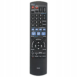 GUPBOO Télécommande Universelle de Rechange pour Panasonic DVD DMR-EZ485V DMR-EZ48V DMR-EZ485VK