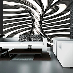 Paris Prix Papier Peint Black & White Swirl 105 x 150 cm