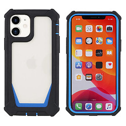 Coque en TPU + acrylique détachable 2-en-1 noir/bleu pour votre iPhone 11 6.1 pouces