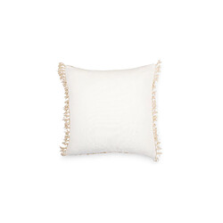 Avis ICONIK INTERIOR Coussin de style boho Bali - Housse et Rembourrage inclus - Greta Crème