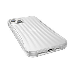 Raptic Coque pour iPhone 14 Plus Clutch Shockproof 3M avec motif rayures Transparent