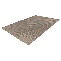 Acheter Lisa Design Rio - tapis rectangulaire motif abstrait - intérieur et extérieur - taupe