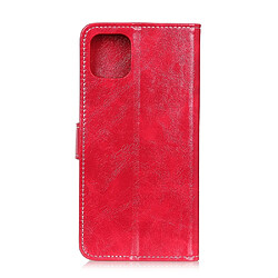 Avis Wewoo Housse Coque Pour Galaxy Note10 Lite / A81 Rétro Crazy Horse Texture en cuir à rabat horizontal avec support et fentes cartes et cadre photo et portefeuille rouge