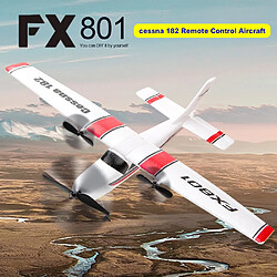 Universal Avion FX801 Cessna 182 DIY RC Planar 2,4 GHz pour enfants | Avion RC (blanc)