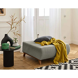 Bestmobilier Cristal - pouf modulable - 95 cm - en velours côtelé