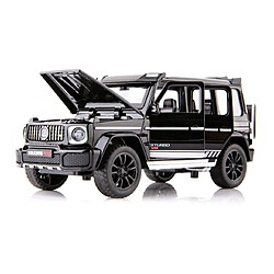 Universal 1/32 Voiture 4x4 moulée sous pression Modèle G700 Véhicule modifié avec instrument de musique retiré pour se détacher de la voiture 6 portes jouets articulés pour enfants(Le noir)