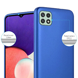 Cadorabo Coque Samsung Galaxy A22 5G Etui en Bleu pas cher