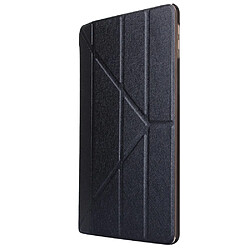 Avis Etui en PU origami façon soie avec support noir pour votre Apple iPad 10.2 (2019)