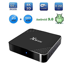 Avis Universal X88 Mini Android 9.0 4K Smart TV Box Ruixin Micro RK3318 Quad Core 2G 16G TV Box Android USB 3.0 2.4G WiFi Décodeur PK X96 Mini (prise UE)